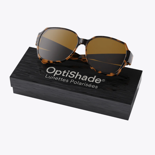 OptiShade® Kollektion Leopard – Polarisierte Überbrille