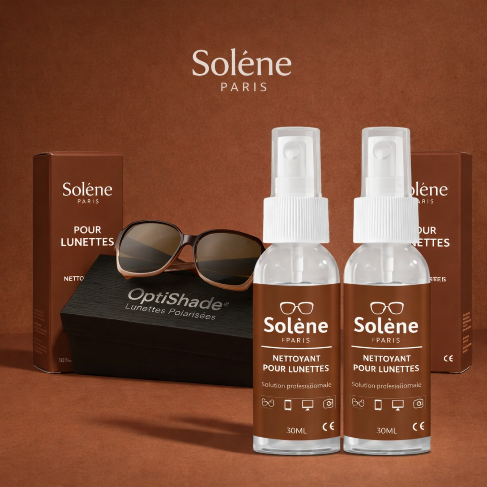 Premium Brillen-Reinigungsspray – streifenfreie Klarheit