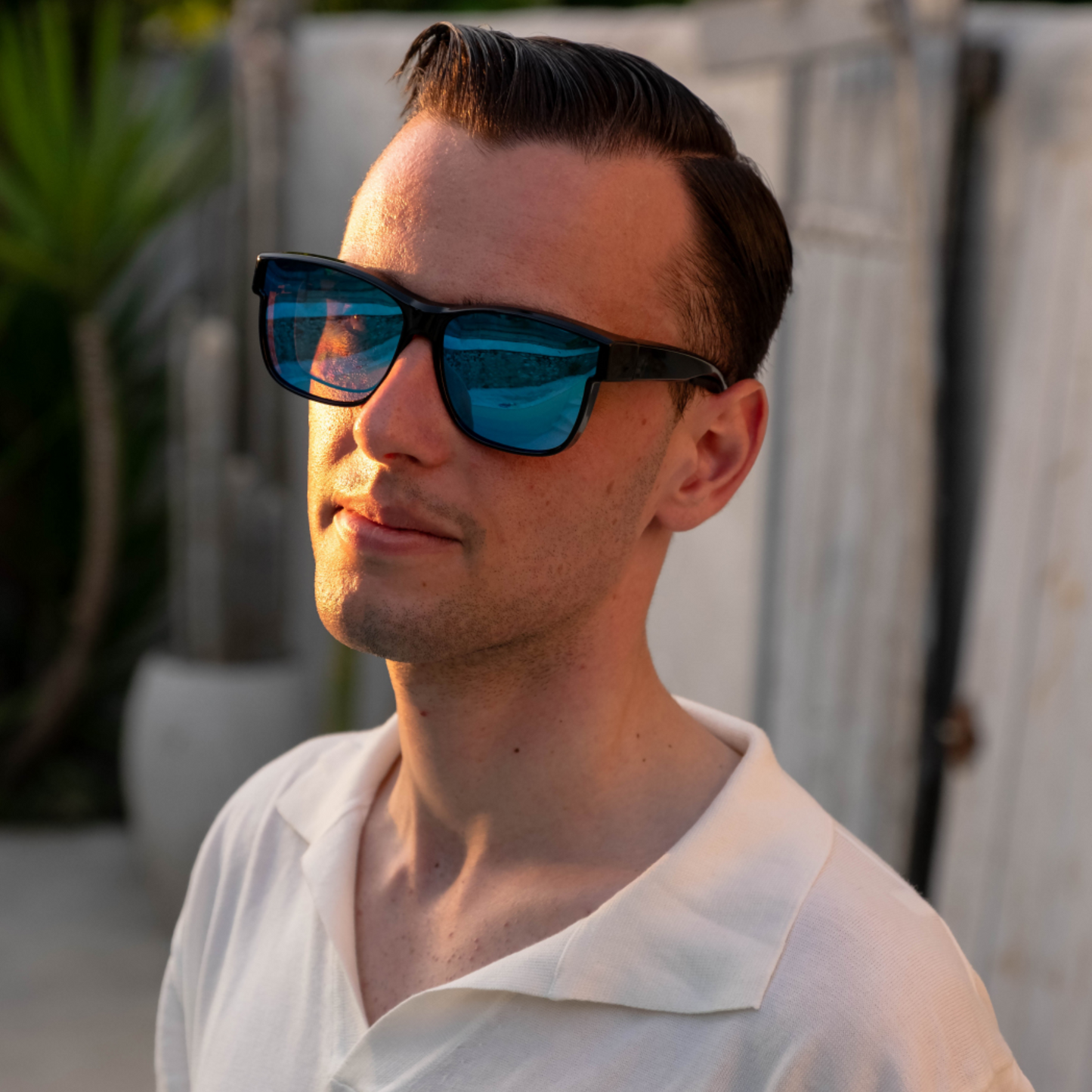 OptiShade® Herren – Polarisierte Überbrille für Brillenträger