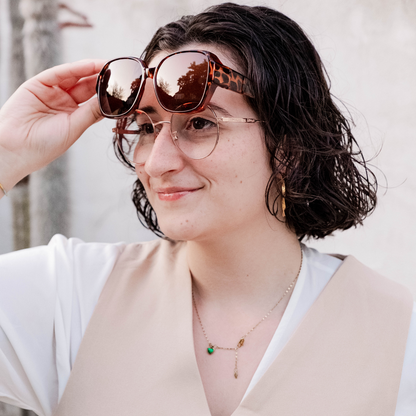 OptiShade® Kollektion Leopard – Polarisierte Überbrille